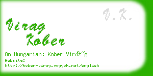 virag kober business card